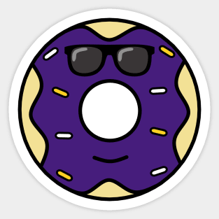 The Geaux Tigers Donut Sticker